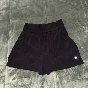Sweaty Betty Athletic Shorts Women's 8-10 Black Drawstring Sporty Fitness Wear
